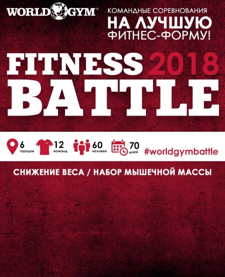 World Gym Fitness Battle 2018 – уже совсем скоро!